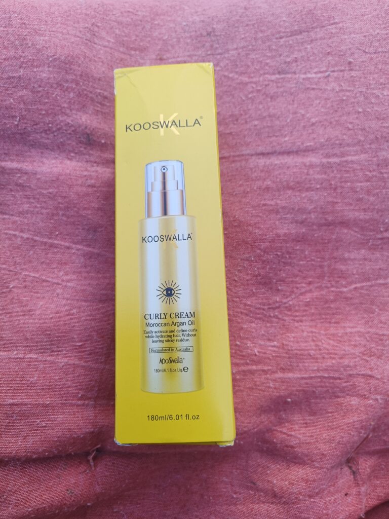 Crème coiffante boucle à base d'huile d'argan
