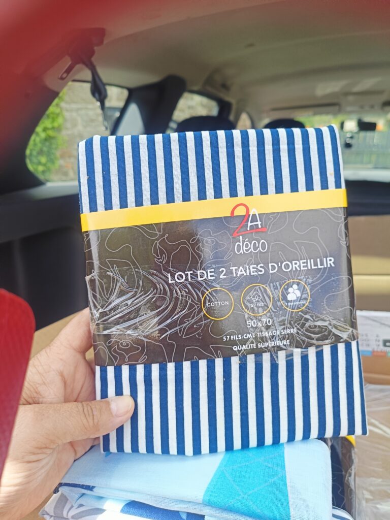 Lot de 2 taies d'oreiller 50 x 70