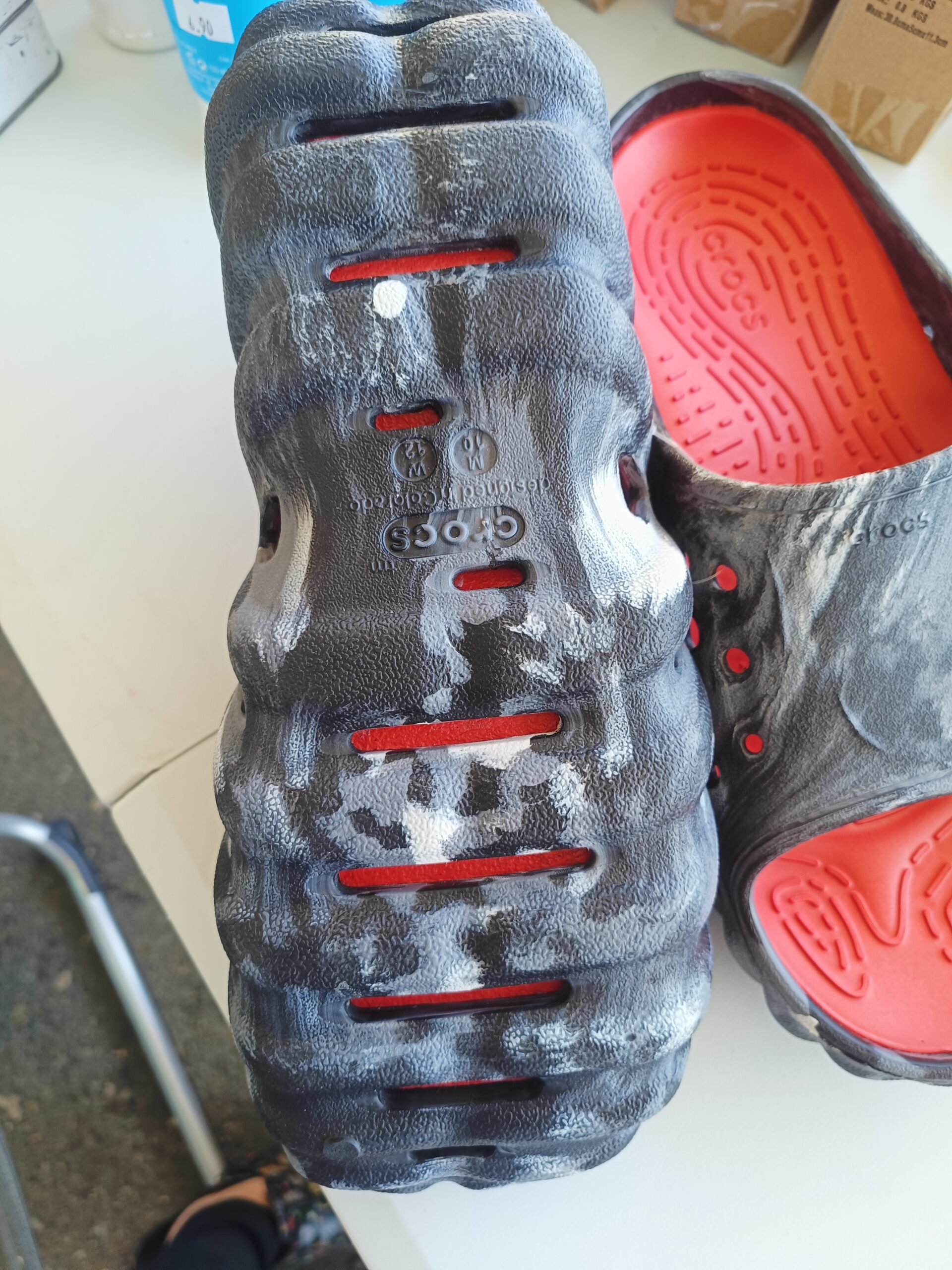 Crocs écho marbled slide pointure 41 – Image 4