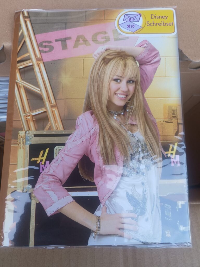 Coffret de Correspondance Disney Hannah Montana - Set d'Écriture 20 Pièces