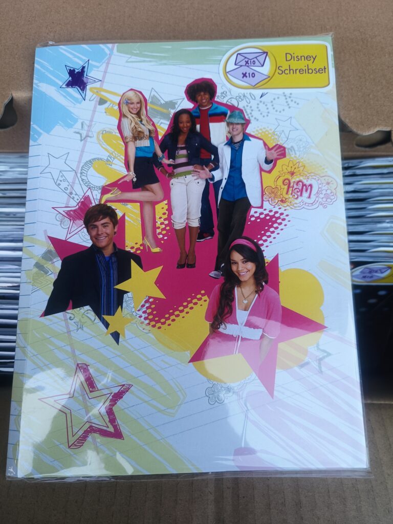 Set de Papeterie Disney Hannah Montana - Coffret de Correspondance Premium