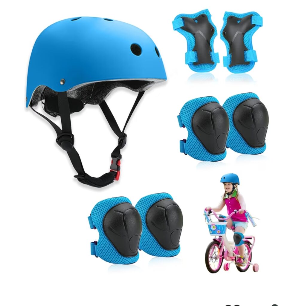 Casque et protection enfants Bleu
