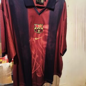 Travis Scott x Nike x FC Barcelona Retro 2000/01 Home Skeleton Jersey