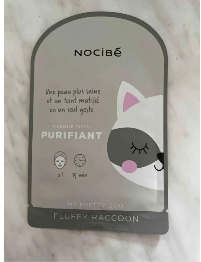 Masque tissu Nocibé purifiant