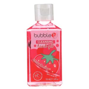 Gel antibactérien main fraise
