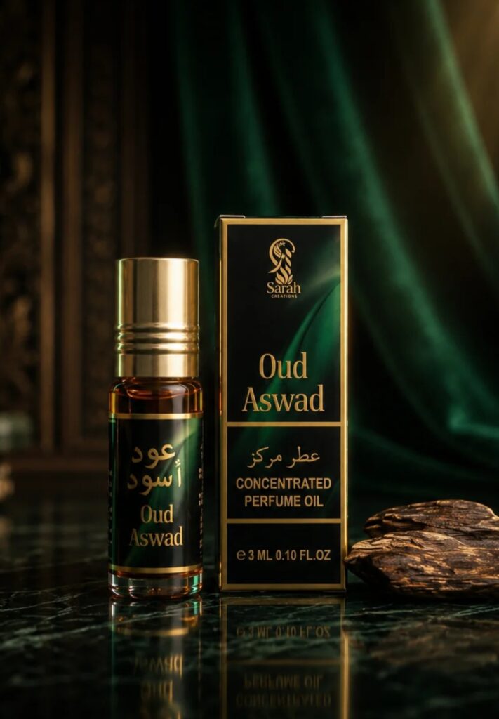 Musc "Oud Aswad" Sarah Création - 3ml - Roll-on Oriental Intense