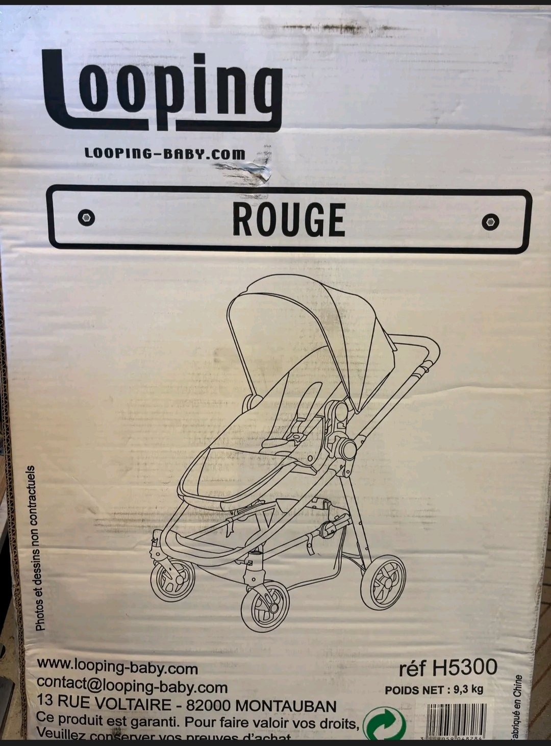 Poussette Tout-Terrain Confort+ Rouge – Image 2