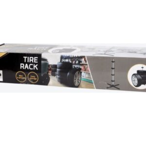 Rack Porte-Pneus Vertical - Support de Stockage pour 4 Roues - Gain de Place Garage