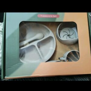 Set de Table Bébé Antidérapant en Silicone - Repas Propres et Sécurisés