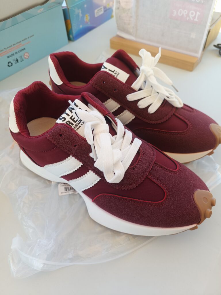 Baskets Femme Bordeaux - Pointure 38,5