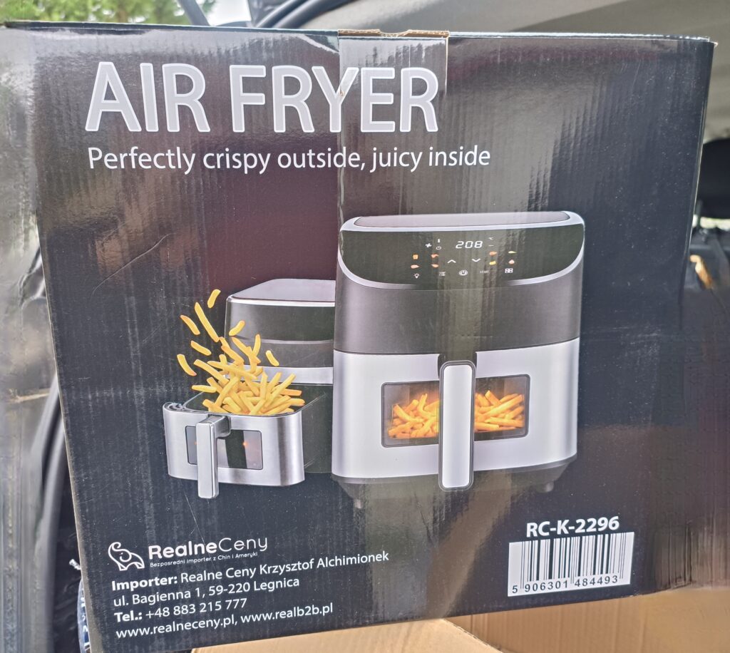 Airfryer 6 L – Friteuse à air 1500 W